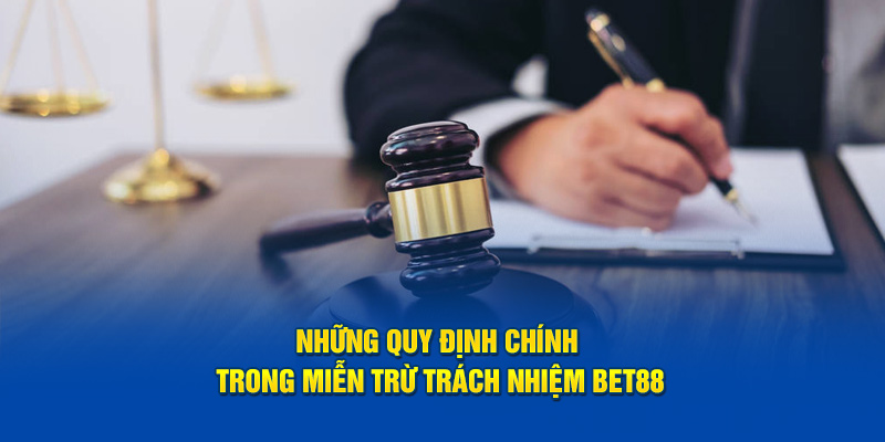 Nguyên tắc trong miễn trừ trách nhiệm 